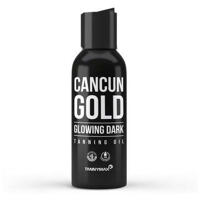 Cancun Gold Glowing Dark Tanning Oil
